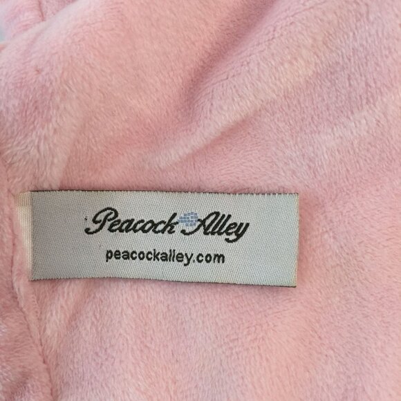 Peacock Alley Pink Knit Giraffe Lovey 12" Baby Security Blanket - Picture 6 of 6